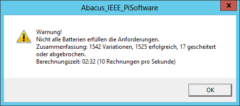 Die Berechnungsperformance von Abacus IEEE